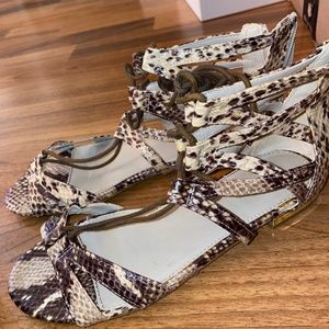 Aldo snakeskin sandals